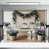 Lofaris Floral Clean Elegant Wall Dainty Wedding Backdrop